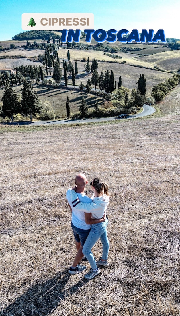 REEL FAMOSI CIPRESSI DI MONTICCHIELLO IN TOSCANA